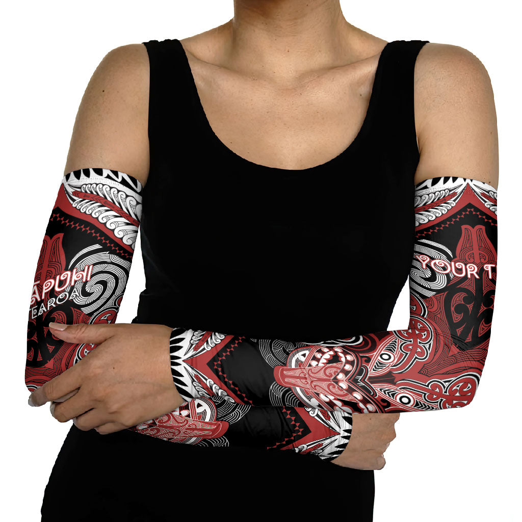 Aotearoa Iwi Ngapuhi Personalised Arm Sleeves Maori Kowhaiwhai Pattern
