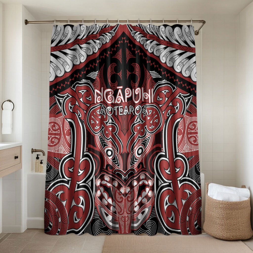Aotearoa Iwi Ngapuhi Bathroom Set Maori Kowhaiwhai Pattern