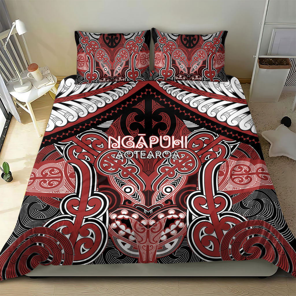 Aotearoa Iwi Ngapuhi Bedding Set Maori Kowhaiwhai Pattern