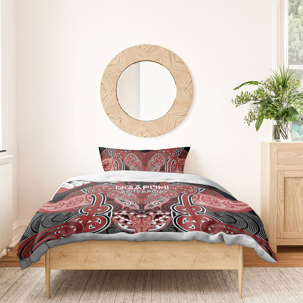 Aotearoa Iwi Ngapuhi Bedding Set Maori Kowhaiwhai Pattern