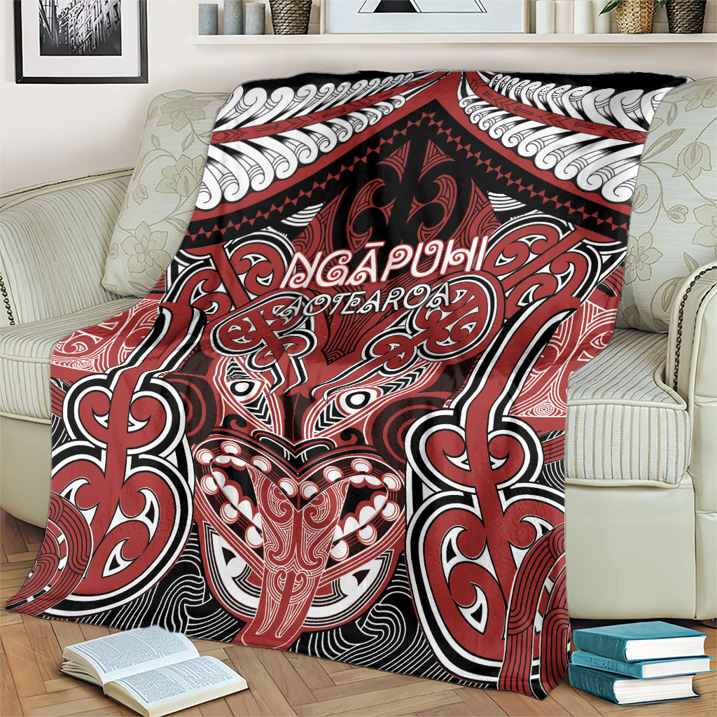 Aotearoa Iwi Ngapuhi Blanket Maori Kowhaiwhai Pattern