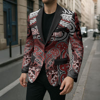 Aotearoa Iwi Ngapuhi Personalised Blazer Maori Kowhaiwhai Pattern