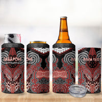 Aotearoa Iwi Ngapuhi Personalised 4 in 1 Can Cooler Tumbler Maori Kowhaiwhai Pattern