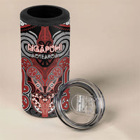 Aotearoa Iwi Ngapuhi Personalised 4 in 1 Can Cooler Tumbler Maori Kowhaiwhai Pattern