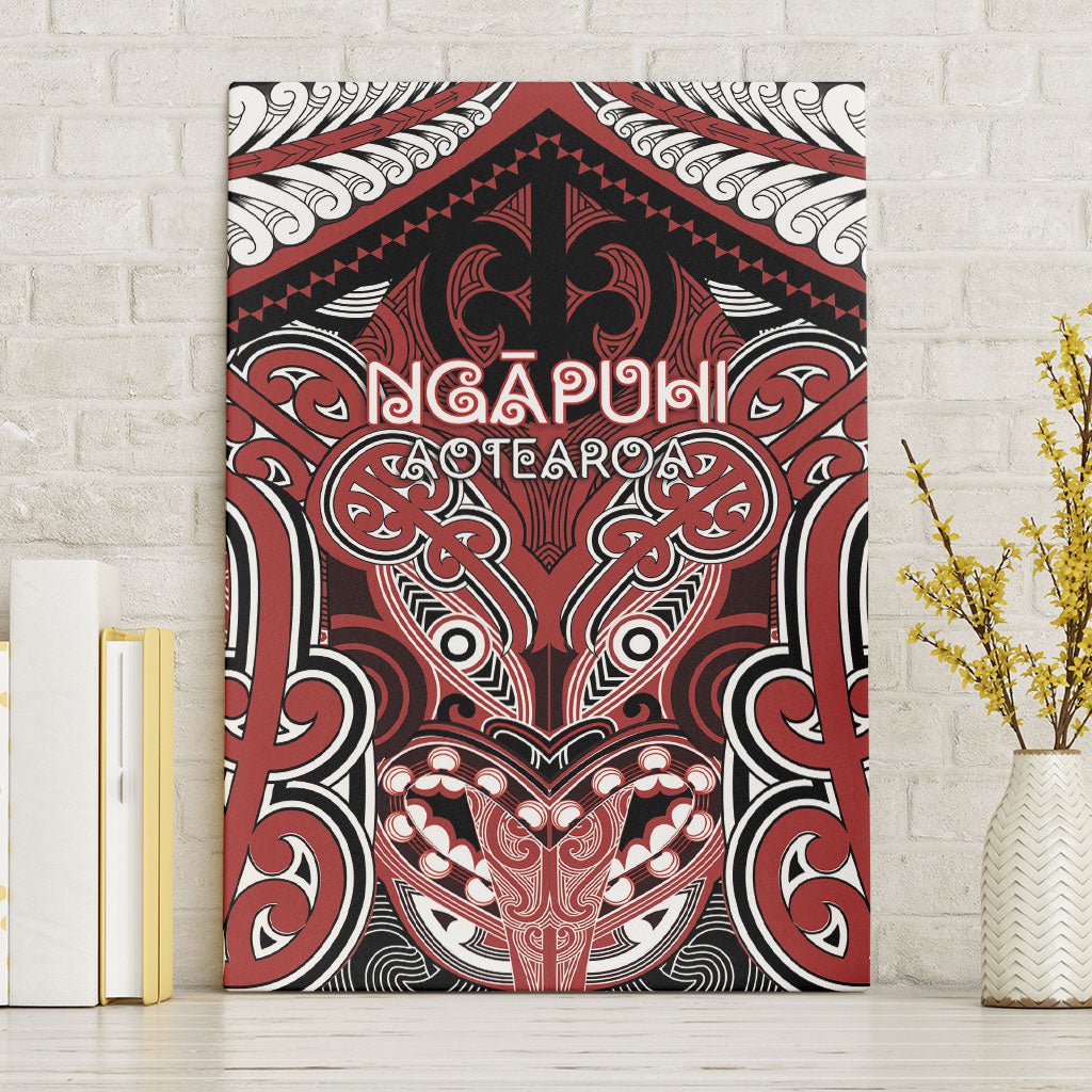 Aotearoa Iwi Ngapuhi Canvas Wall Art Maori Kowhaiwhai Pattern