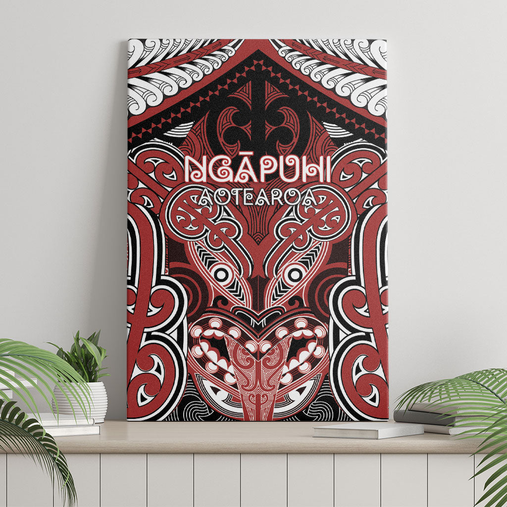 Aotearoa Iwi Ngapuhi Canvas Wall Art Maori Kowhaiwhai Pattern