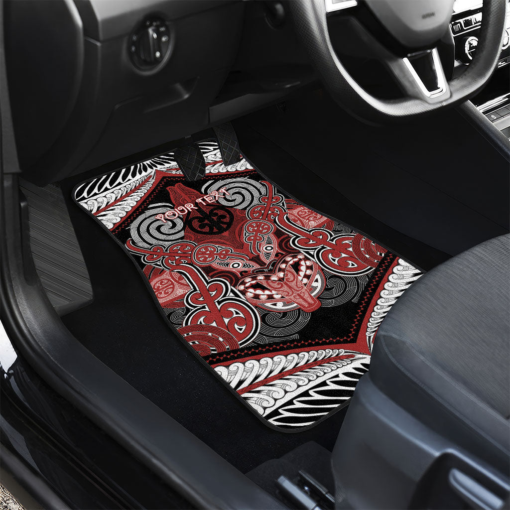 Aotearoa Iwi Ngapuhi Personalised Car Mats Maori Kowhaiwhai Pattern