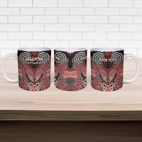 Aotearoa Iwi Ngapuhi Personalised Ceramic Mug Maori Kowhaiwhai Pattern
