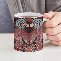 Aotearoa Iwi Ngapuhi Personalised Ceramic Mug Maori Kowhaiwhai Pattern