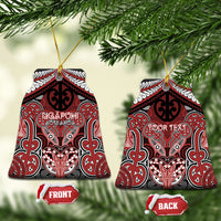 Aotearoa Iwi Ngapuhi Personalised Ceramic Ornament Maori Kowhaiwhai Pattern