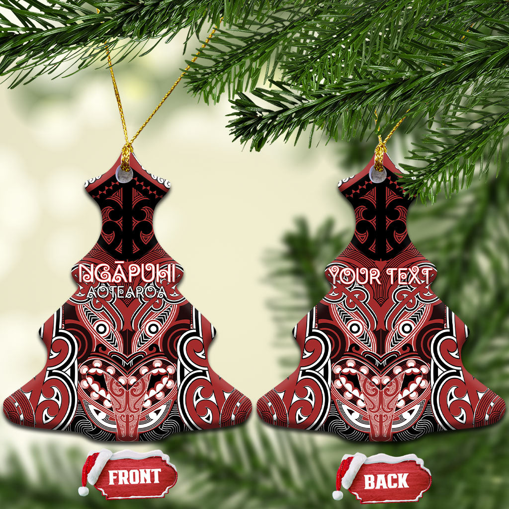 Aotearoa Iwi Ngapuhi Personalised Ceramic Ornament Maori Kowhaiwhai Pattern