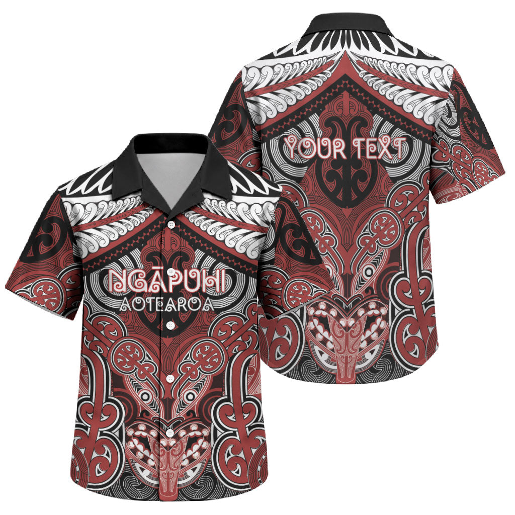 Aotearoa Iwi Ngapuhi Personalised Family Matching Long Sleeve Bodycon Dress and Hawaiian Shirt Maori Kowhaiwhai Pattern
