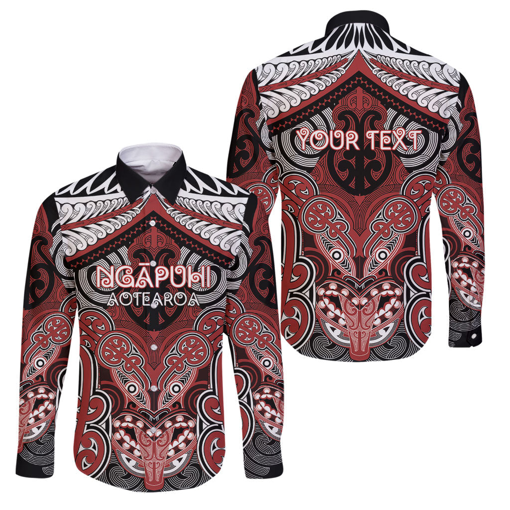 Aotearoa Iwi Ngapuhi Personalised Family Matching Puletasi and Hawaiian Shirt Maori Kowhaiwhai Pattern