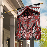 Aotearoa Iwi Ngapuhi Garden Flag Maori Kowhaiwhai Pattern