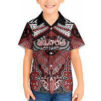 Aotearoa Iwi Ngapuhi Personalised Hawaiian Shirt Maori Kowhaiwhai Pattern