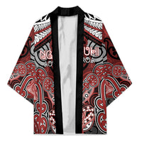 Aotearoa Iwi Ngapuhi Personalised Kimono Maori Kowhaiwhai Pattern