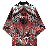 Aotearoa Iwi Ngapuhi Personalised Kimono Maori Kowhaiwhai Pattern