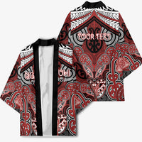 Aotearoa Iwi Ngapuhi Personalised Kimono Maori Kowhaiwhai Pattern