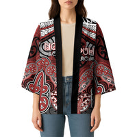 Aotearoa Iwi Ngapuhi Personalised Kimono Maori Kowhaiwhai Pattern