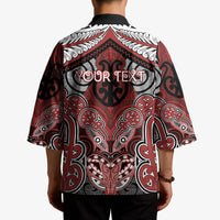 Aotearoa Iwi Ngapuhi Personalised Kimono Maori Kowhaiwhai Pattern