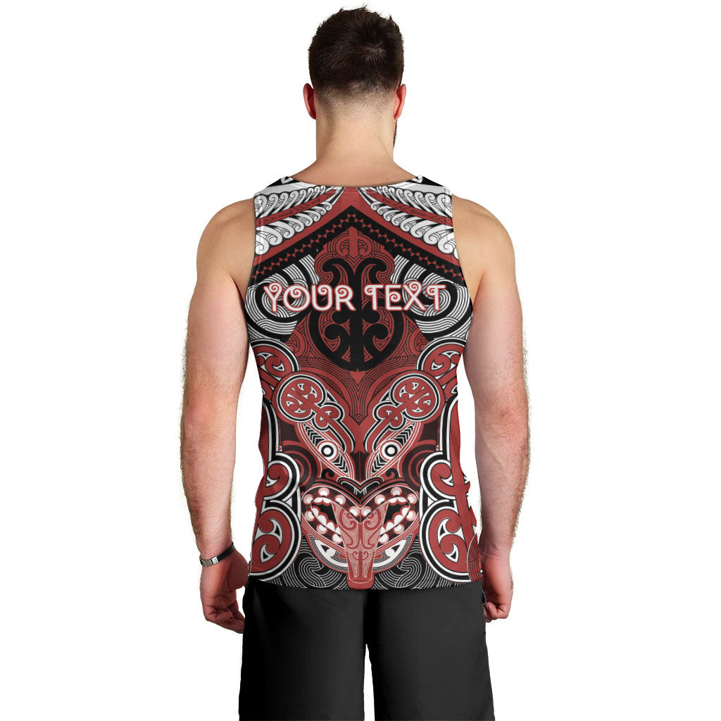 Aotearoa Iwi Ngapuhi Personalised Men Tank Top Maori Kowhaiwhai Pattern