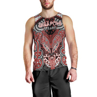 Aotearoa Iwi Ngapuhi Personalised Men Tank Top Maori Kowhaiwhai Pattern
