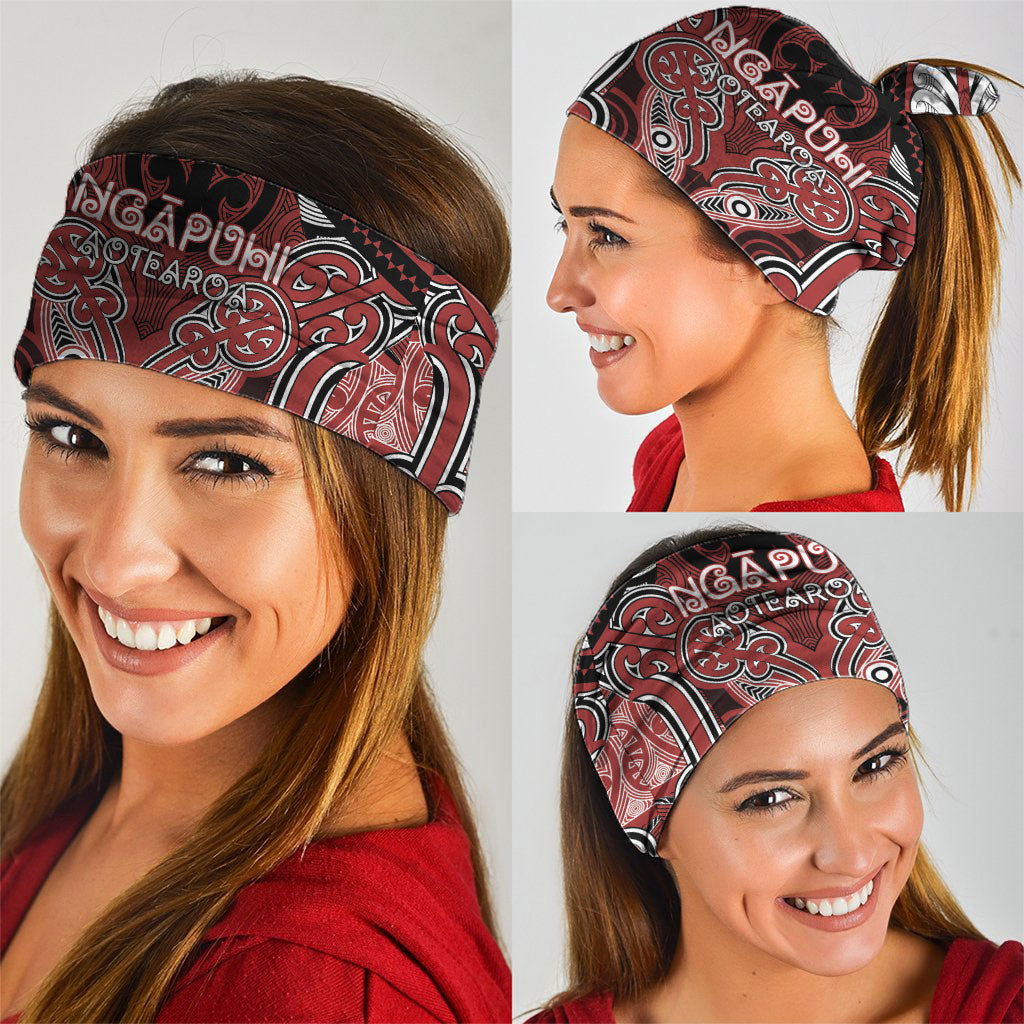 Aotearoa Iwi Ngapuhi Neck Gaiter Maori Kowhaiwhai Pattern