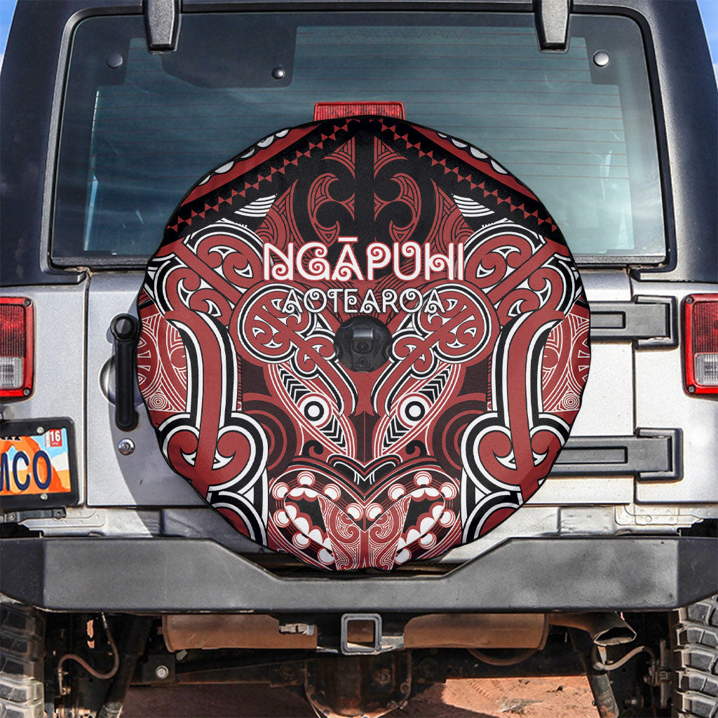 Aotearoa Iwi Ngapuhi Spare Tire Cover Maori Kowhaiwhai Pattern