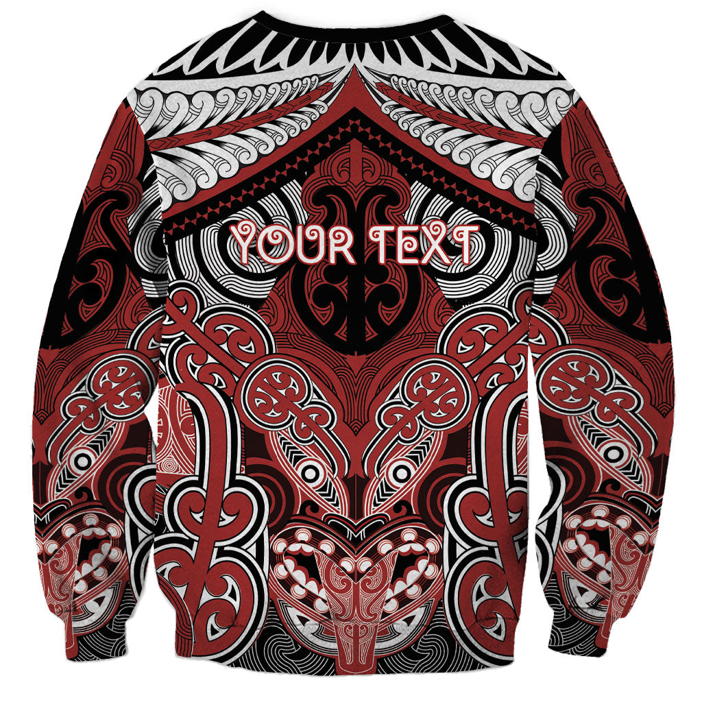 Aotearoa Iwi Ngapuhi Personalised Sweatshirt Maori Kowhaiwhai Pattern