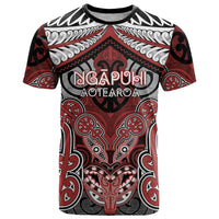 Aotearoa Iwi Ngapuhi Personalised T Shirt Maori Kowhaiwhai Pattern
