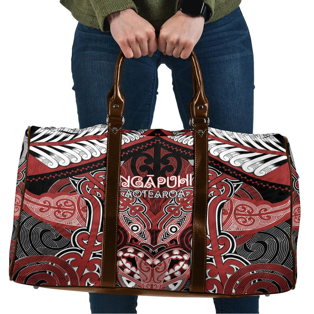 Aotearoa Iwi Ngapuhi Travel Bag Maori Kowhaiwhai Pattern