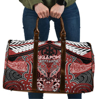 Aotearoa Iwi Ngapuhi Travel Bag Maori Kowhaiwhai Pattern