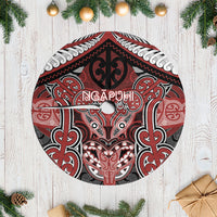 Aotearoa Iwi Ngapuhi Tree Skirt Maori Kowhaiwhai Pattern