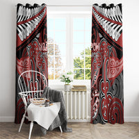 Aotearoa Iwi Ngapuhi Window Curtain Maori Kowhaiwhai Pattern