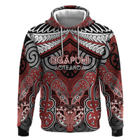 Aotearoa Iwi Ngapuhi Personalised Zip Hoodie Maori Kowhaiwhai Pattern