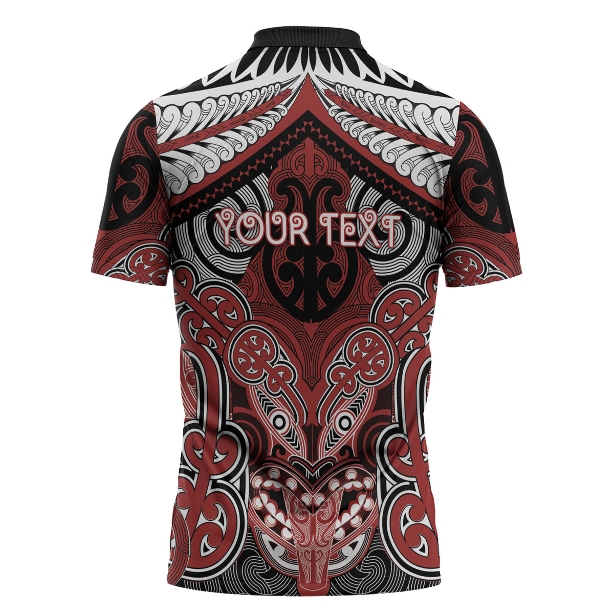 Aotearoa Iwi Ngapuhi Personalised Zipper Polo Shirt Maori Kowhaiwhai Pattern