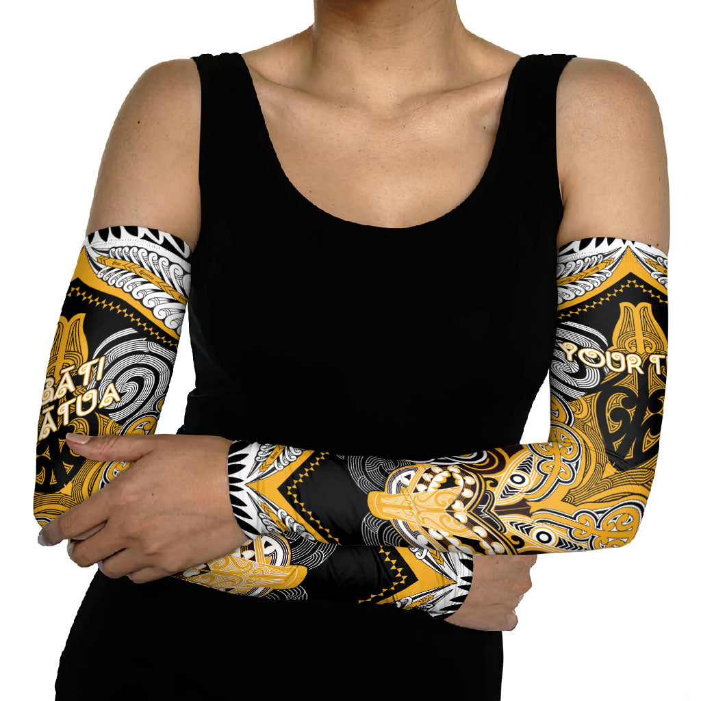Aotearoa Iwi Ngati Whatua Personalised Arm Sleeves Maori Kowhaiwhai Pattern