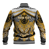 Aotearoa Iwi Ngati Whatua Personalised Baseball Jacket Maori Kowhaiwhai Pattern
