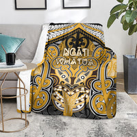 Aotearoa Iwi Ngati Whatua Blanket Maori Kowhaiwhai Pattern