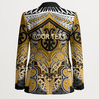 Aotearoa Iwi Ngati Whatua Personalised Blazer Maori Kowhaiwhai Pattern