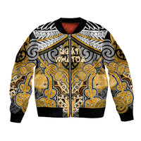 Aotearoa Iwi Ngati Whatua Personalised Bomber Jacket Maori Kowhaiwhai Pattern