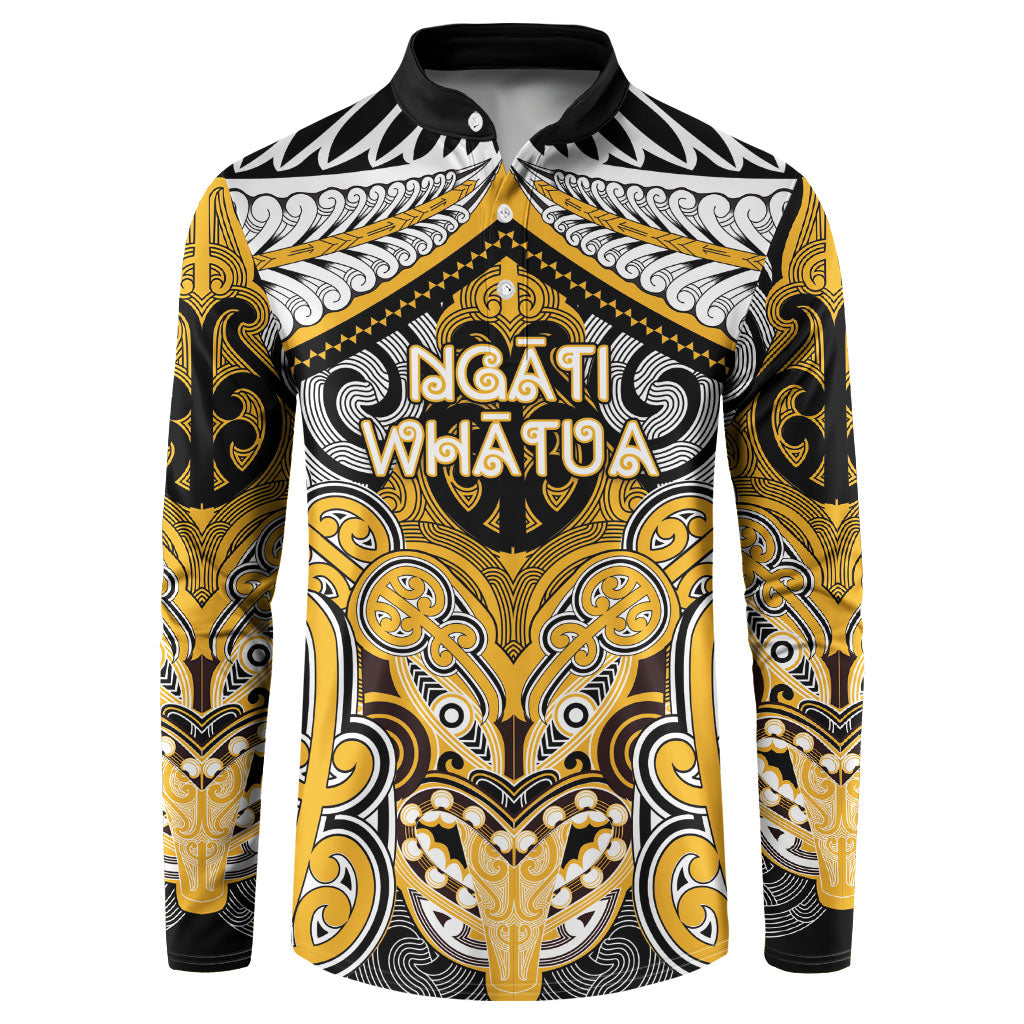 Aotearoa Iwi Ngati Whatua Personalised Button Sweatshirt Maori Kowhaiwhai Pattern