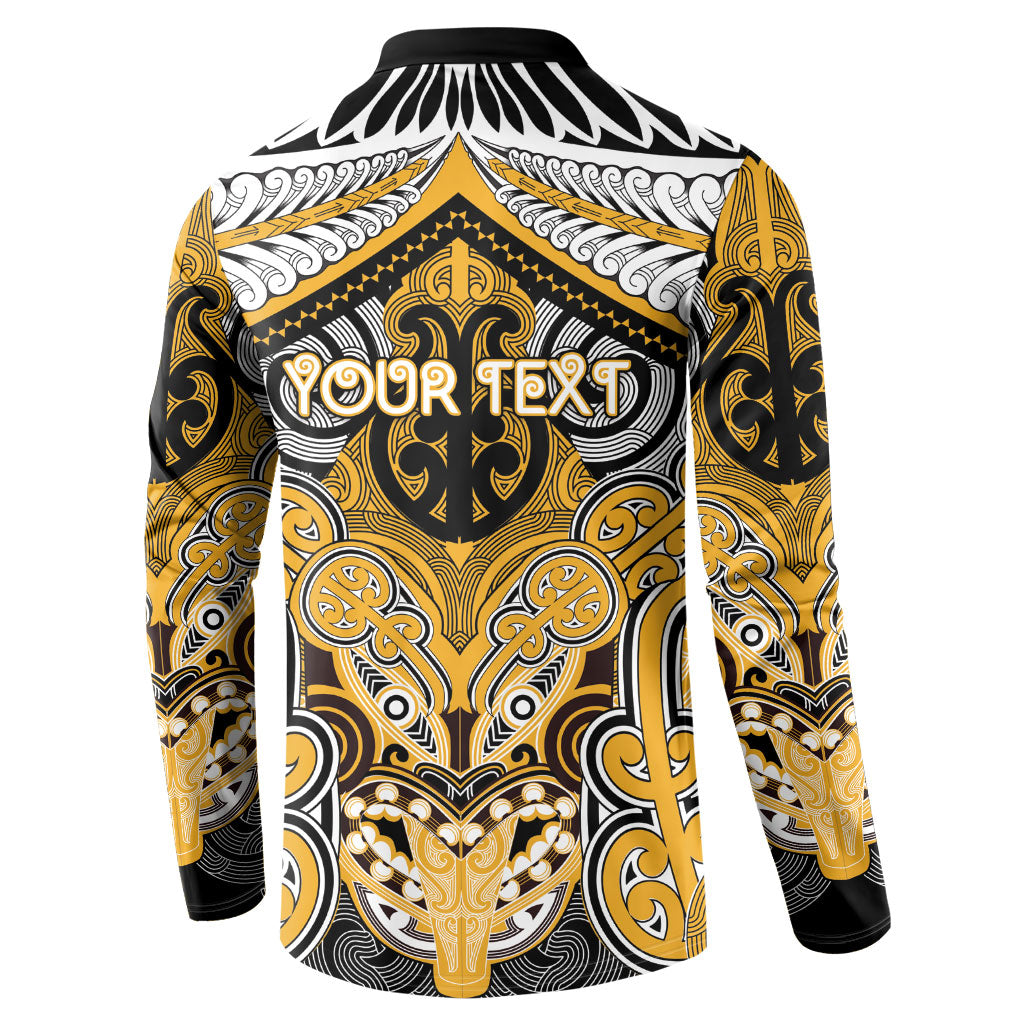 Aotearoa Iwi Ngati Whatua Personalised Button Sweatshirt Maori Kowhaiwhai Pattern
