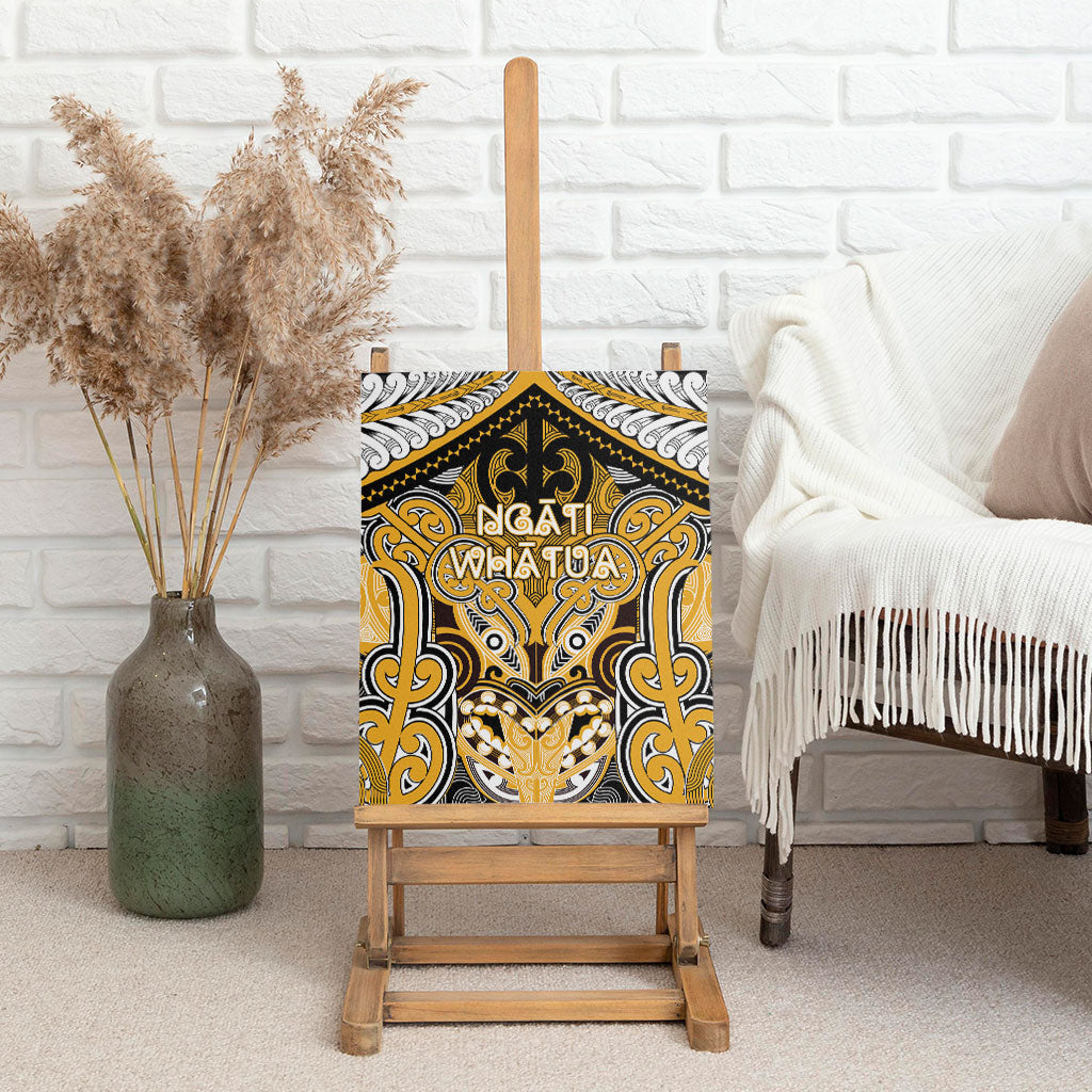 Aotearoa Iwi Ngati Whatua Canvas Wall Art Maori Kowhaiwhai Pattern