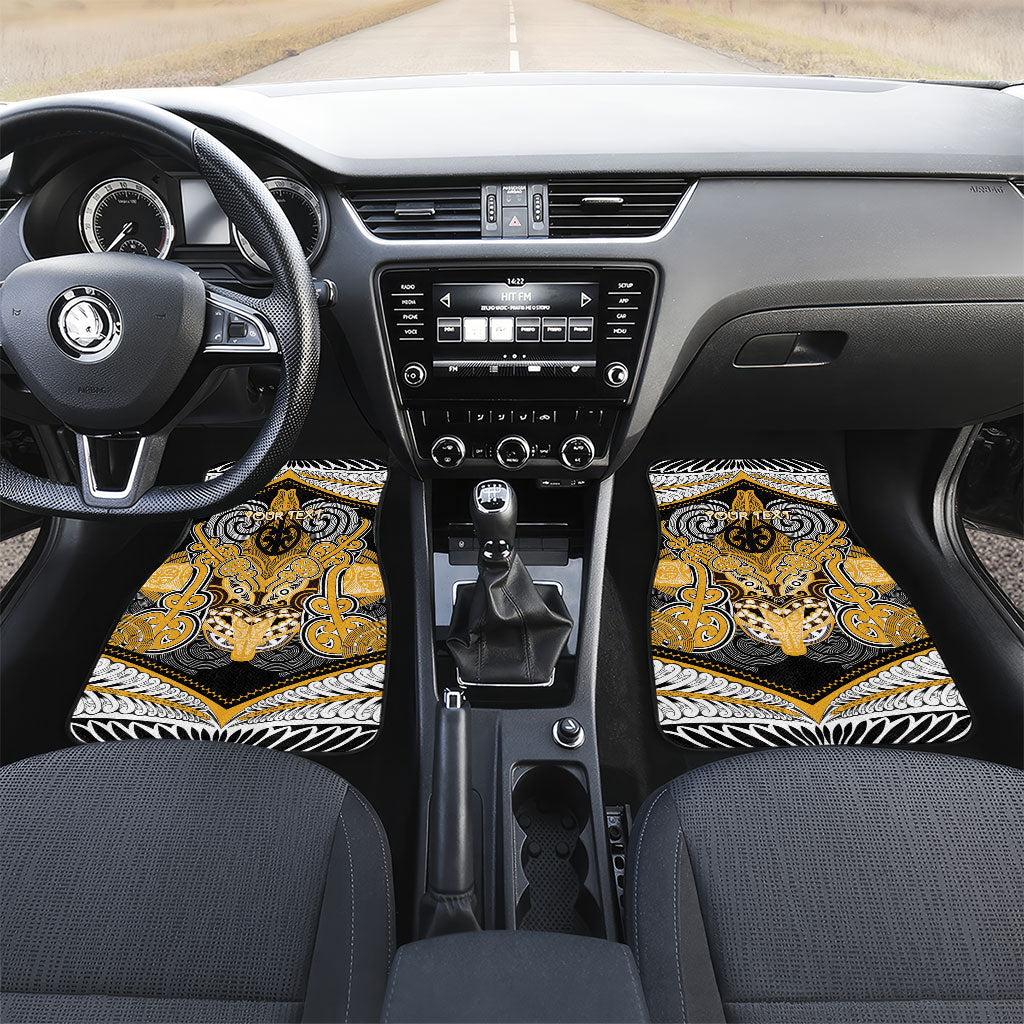 Aotearoa Iwi Ngati Whatua Personalised Car Mats Maori Kowhaiwhai Pattern