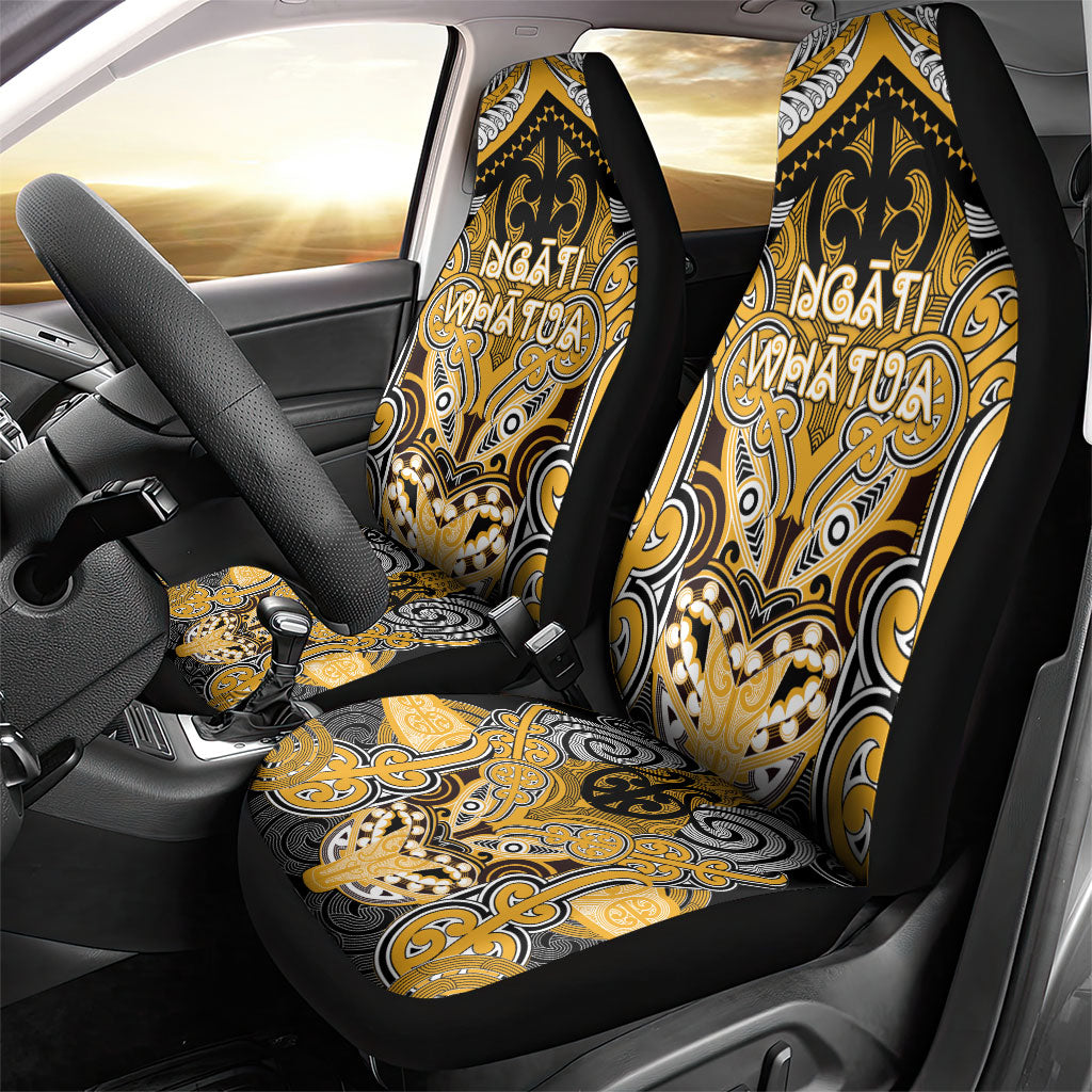 Aotearoa Iwi Ngati Whatua Car Seat Cover Maori Kowhaiwhai Pattern