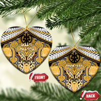 Aotearoa Iwi Ngati Whatua Personalised Ceramic Ornament Maori Kowhaiwhai Pattern