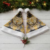 Aotearoa Iwi Ngati Whatua Personalised Christmas Santa Hat Maori Kowhaiwhai Pattern