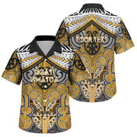 Aotearoa Iwi Ngati Whatua Personalised Family Matching Long Sleeve Bodycon Dress and Hawaiian Shirt Maori Kowhaiwhai Pattern