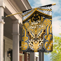 Aotearoa Iwi Ngati Whatua Garden Flag Maori Kowhaiwhai Pattern